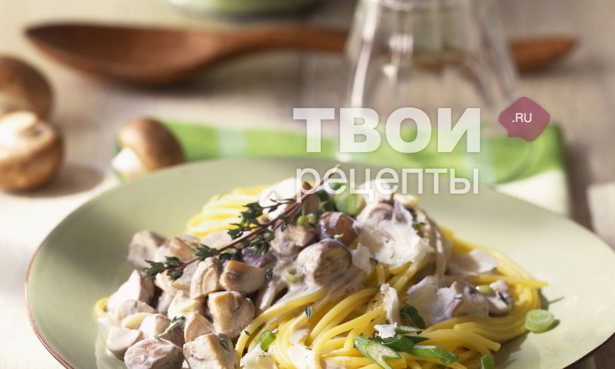 Рецепт пасты с грибным соусом