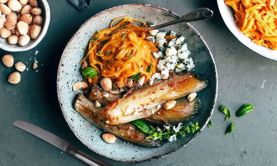 Рецепт пасты с карамелизированным эндивием