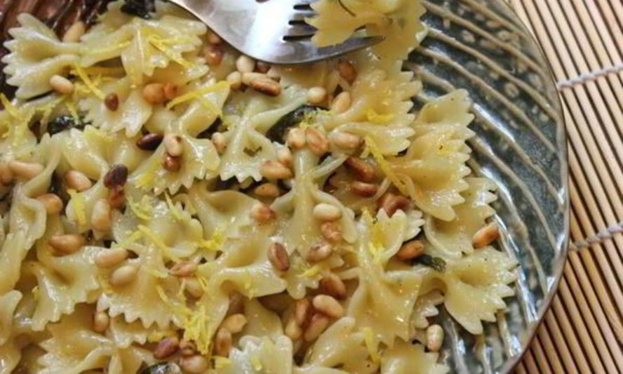 Рецепт пасты с лимоном
