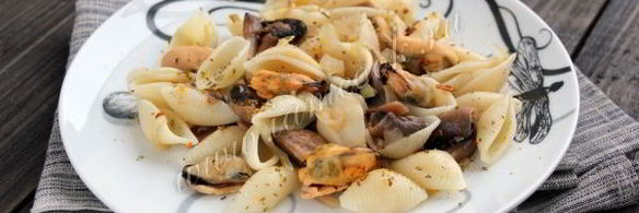 паста с мидиями