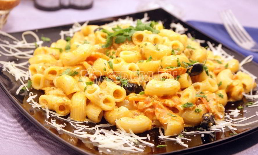 Рецепт пасты с семгой