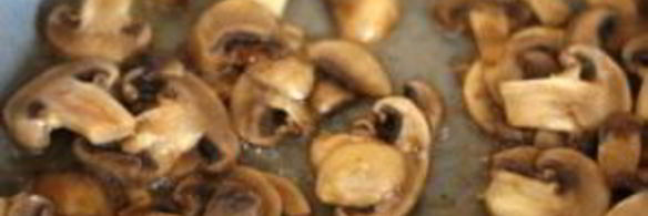 паста с шампиньонами в сливочном соусе