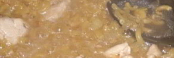 паста с вешенками и курицей