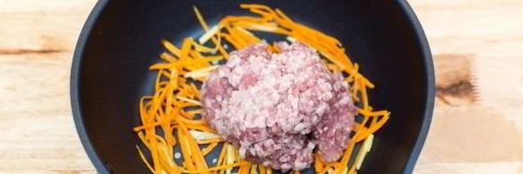 спагетти с фаршем и сванской солью