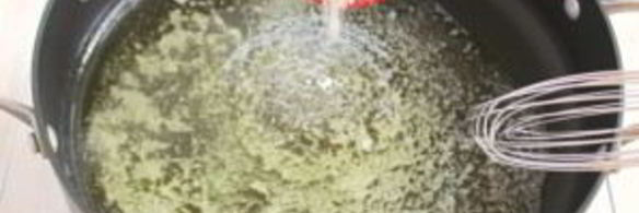 спагетти с курицей в сливочном соусе