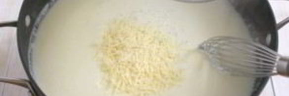 спагетти с курицей в сливочном соусе