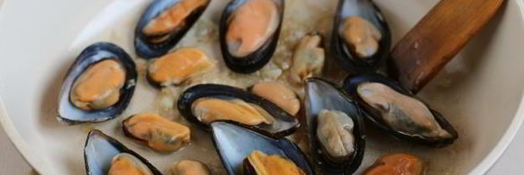 спагетти с мидиями в сливочном соусе