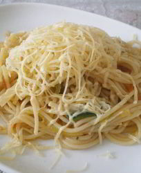 Спагетти с овощами