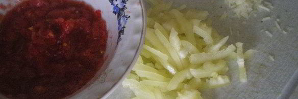 спагетти с овощами