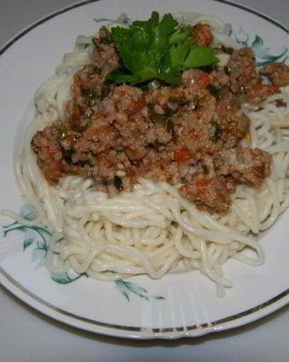 Спагетти с соусом Болоньезе