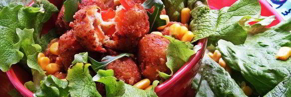 закусочные колобки из спагетти