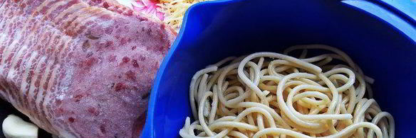 закусочные колобки из спагетти