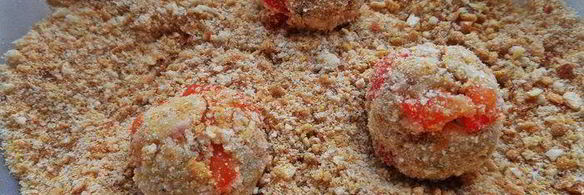 закусочные колобки из спагетти