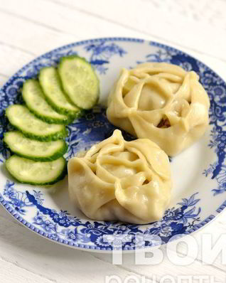 Манты с картошкой