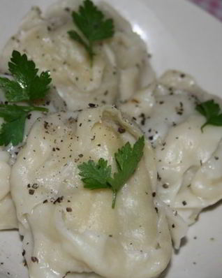 Манты с мясным фаршем
