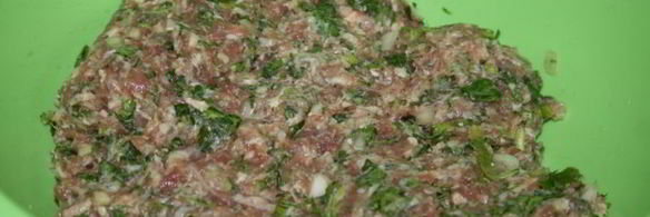 манты с мясным фаршем