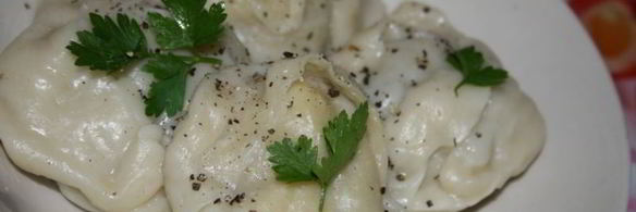 манты с мясным фаршем