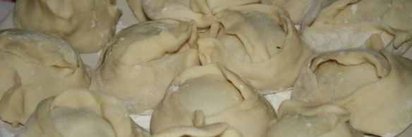 манты с мясным фаршем