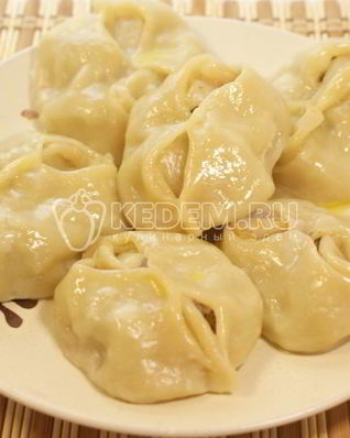 Манты с тыквой