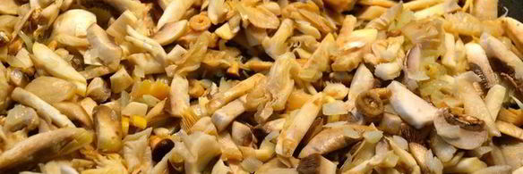 морковные клецки с грибами