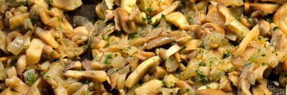 морковные клецки с грибами