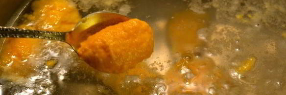 морковные клецки с грибами