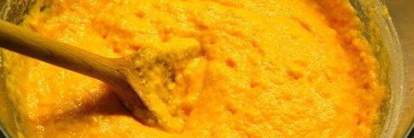 морковные клецки с грибами