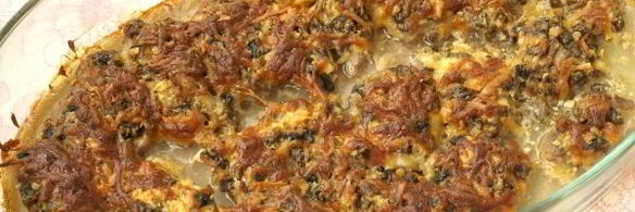 мясо по-французски с грибами