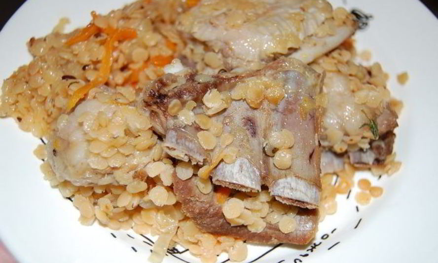 Рецепт баранины с чечевицей по-восточному