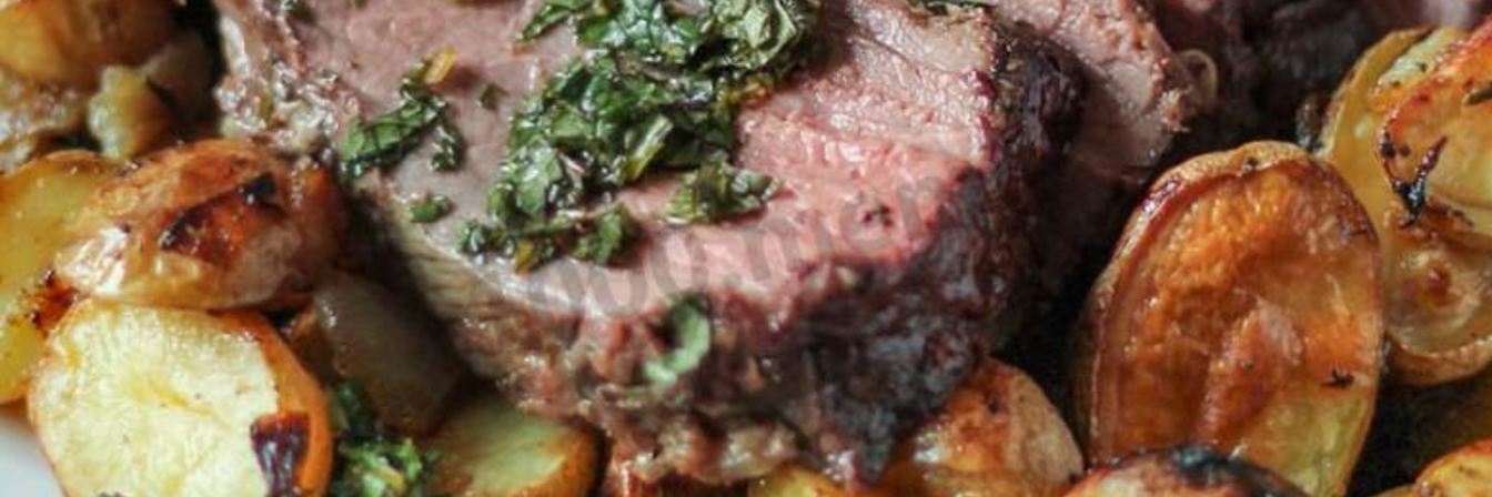 Баранина с картошкой в духовке