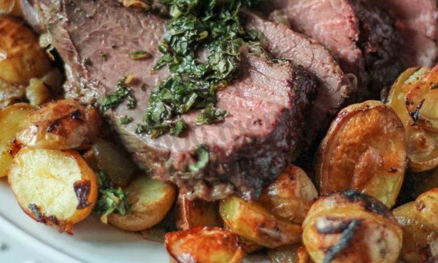 Рецепт баранины с картошкой в духовке