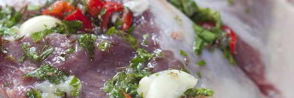 баранина с тмином и мятой