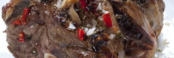 баранина с тмином и мятой