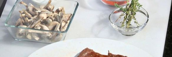 бефстроганов из диафрагмы