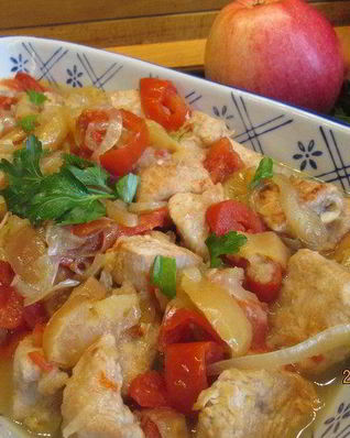 Филе индейки по-немецки