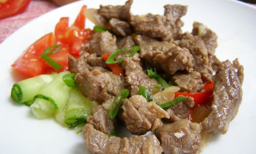 Рецепт говядины в соевом соусе