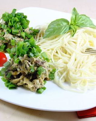 Говяжье сердце тушеное