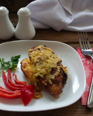 Грудка, запеченная с сыром