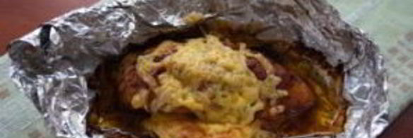 грудка, запеченная с сыром