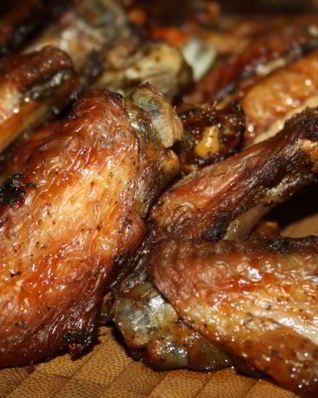 Хрустящие куриные крылышки