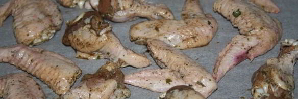 хрустящие куриные крылышки