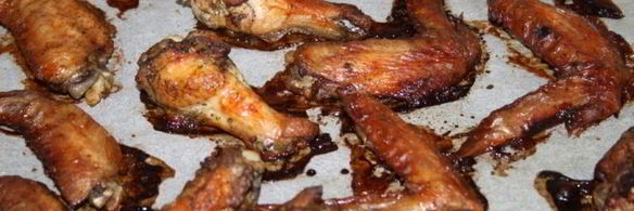 хрустящие куриные крылышки
