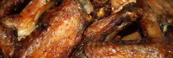 хрустящие куриные крылышки