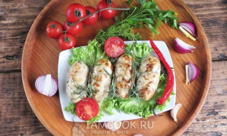 Рецепт купатов куриных в духовке