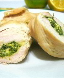 Куриная грудка, фаршированная моцареллой