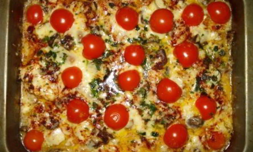 Рецепт куриной грудки с грибами, сыром и сливками