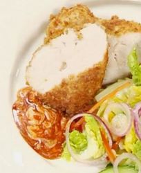 Куриная грудка с пармезаном