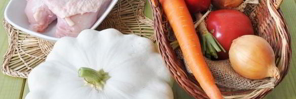 куриная грудка с патиссонами в мультиварке