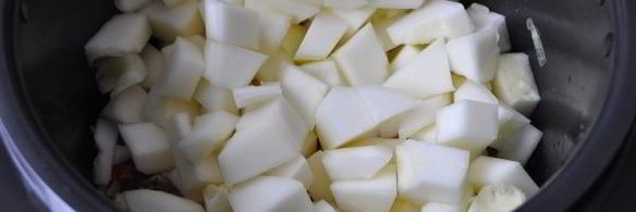 куриная грудка с патиссонами в мультиварке