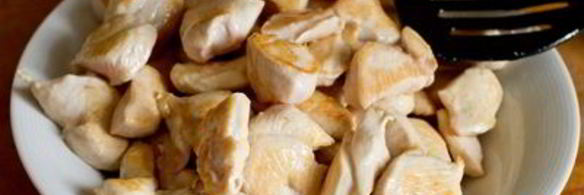 куриное филе в сливках с базиликовым песто